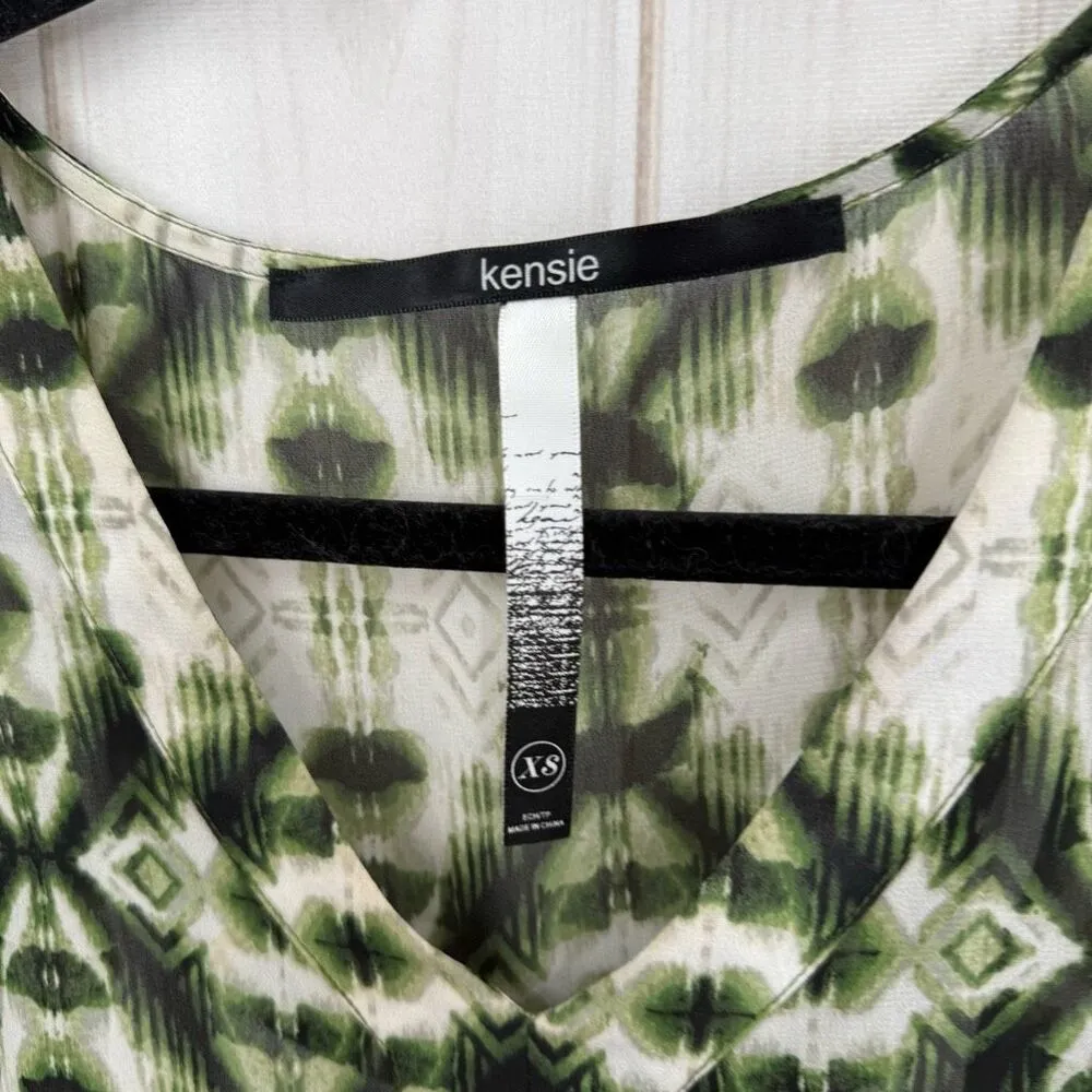 Kensie Women’s XS Green Maxi Dress Sleeveless - Image 3