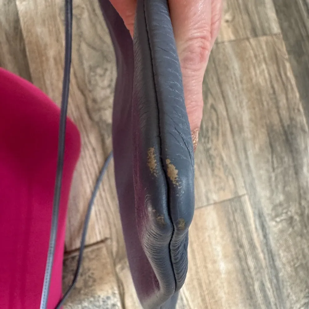 Coach Slate Blue Leather Cross body Bag - Image 10