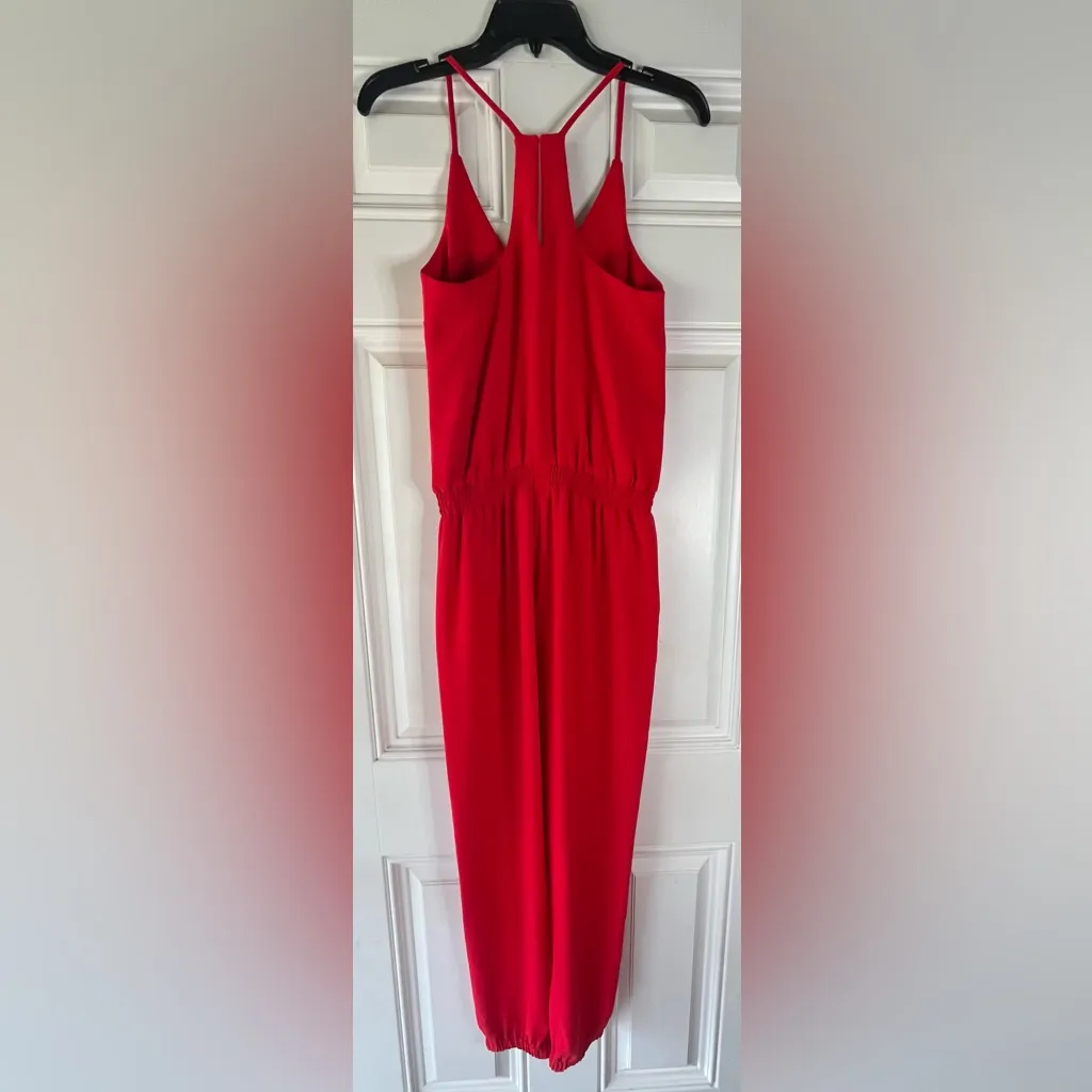 Amanda Uprichard Revolve red jumpsuit  size small designer classic - Image 5
