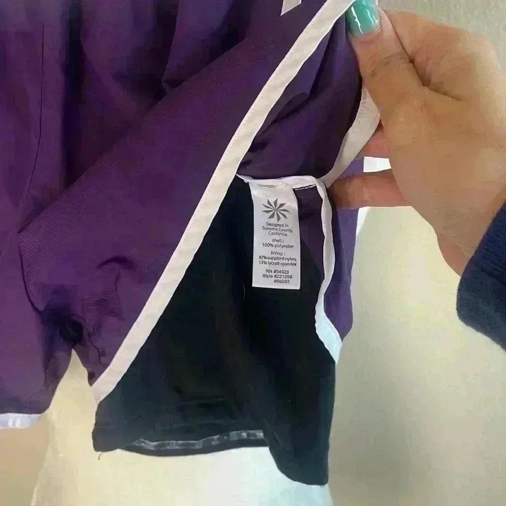 Athleta Women's‎ Purple Hana 2 in 1 Shorts Athletic Running Biker Shorts XS - Image 5