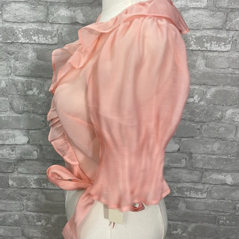 Capulet Lexi Ruffle Wrap Top Camelia - Image 4