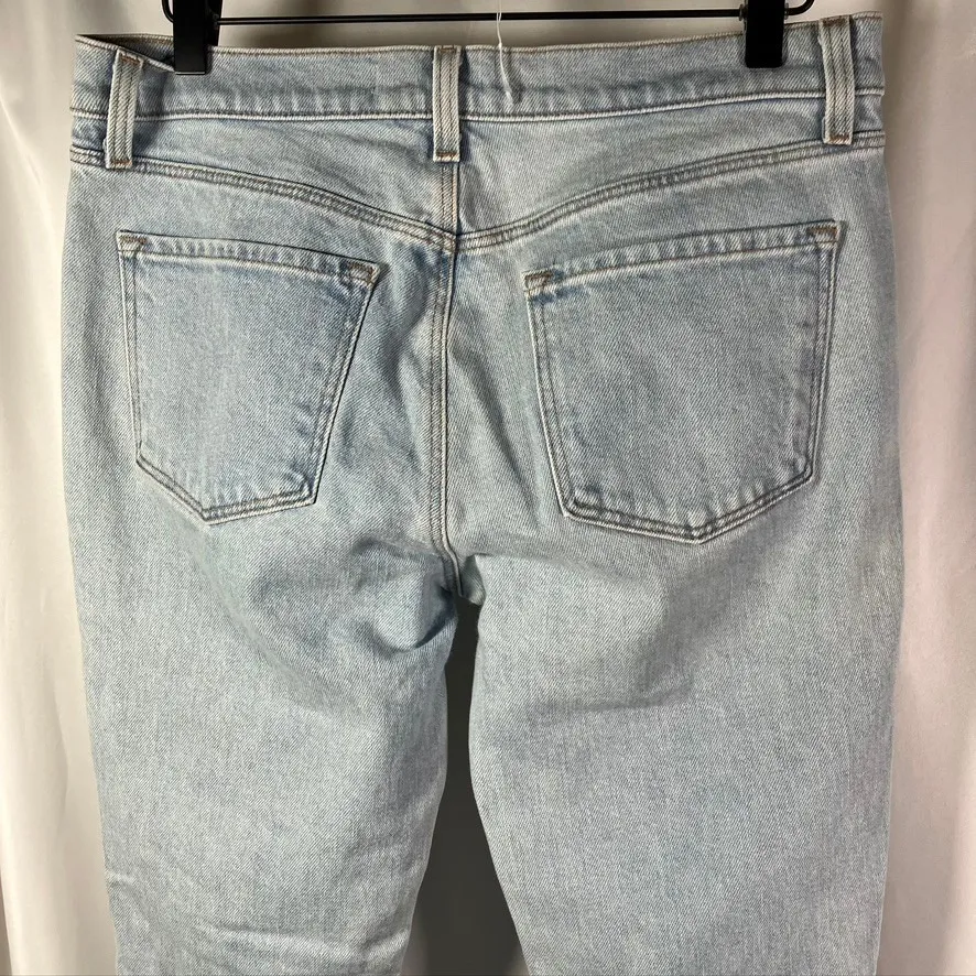 J Brand Women's Light Wash Distressed Frayed Hem Jeans Size‎ 26 Denim - Image 9