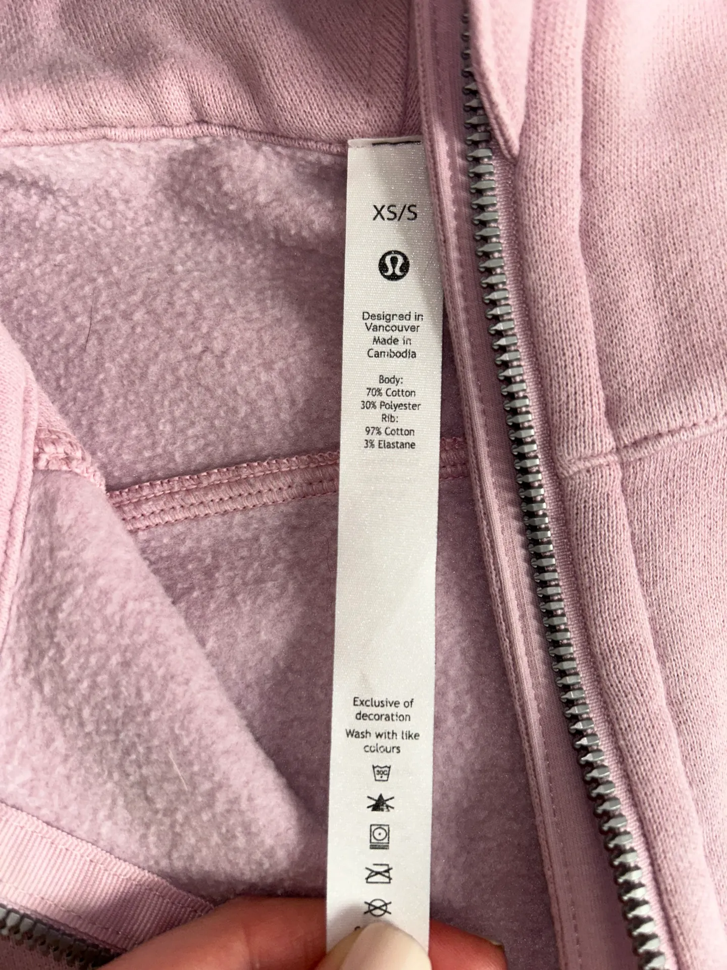 Pink Oversized Scuba Hoodie - Image 3