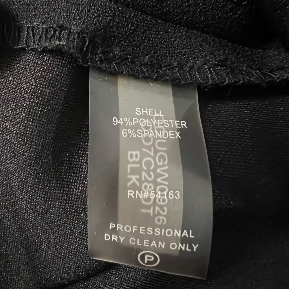 NWT Calvin Klein Women's One-Shoulder Black Ruffle-Sleeve Cocktail Dress Sz 2 - Image 16