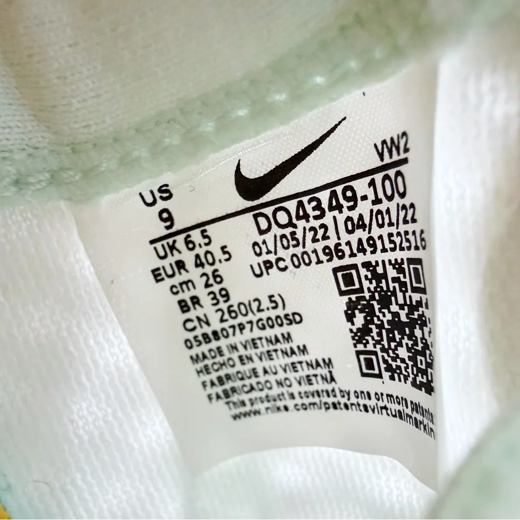 Nike Renew Ride 3 Premium Road Running Sneakers Womens Size 9 Shoes White Green - Image 10