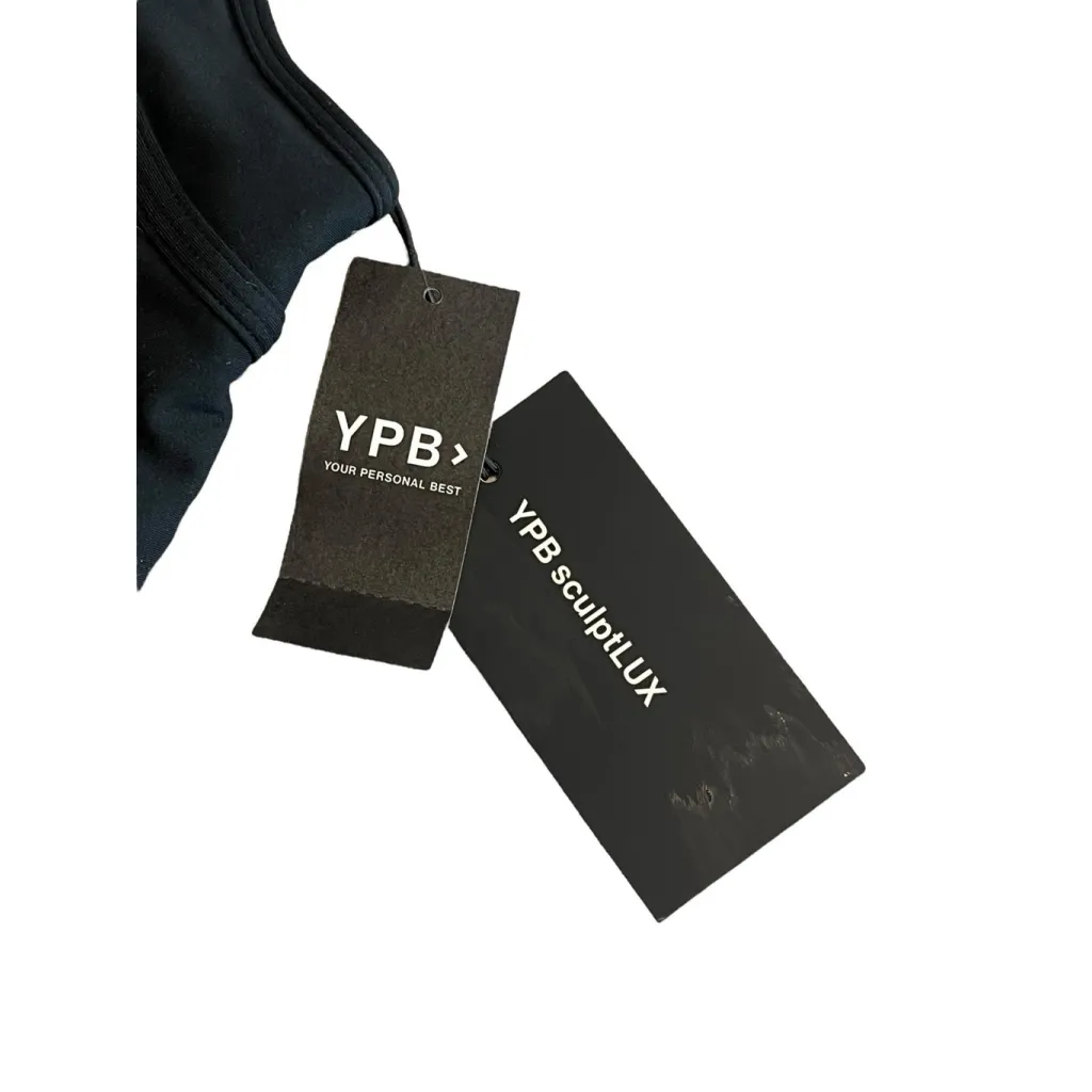 YPB Sculpt Lux By Abercrombie Sports Bra Womens Size S Black Removable Pads NWT - Image 7