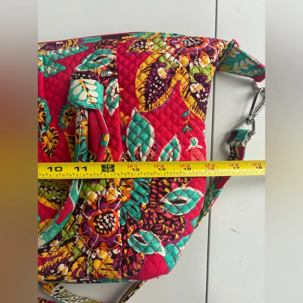 NEW Vera Bradley Hadley Rumba Quilted‎ Satchel Bag Tote Purse NWT - Image 10
