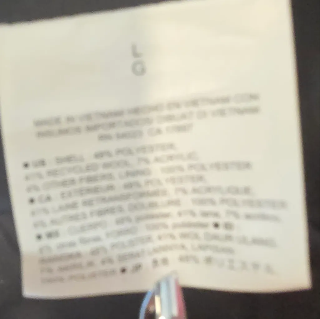 Old Navy Green plaid Pea Coat size Large - Image 7