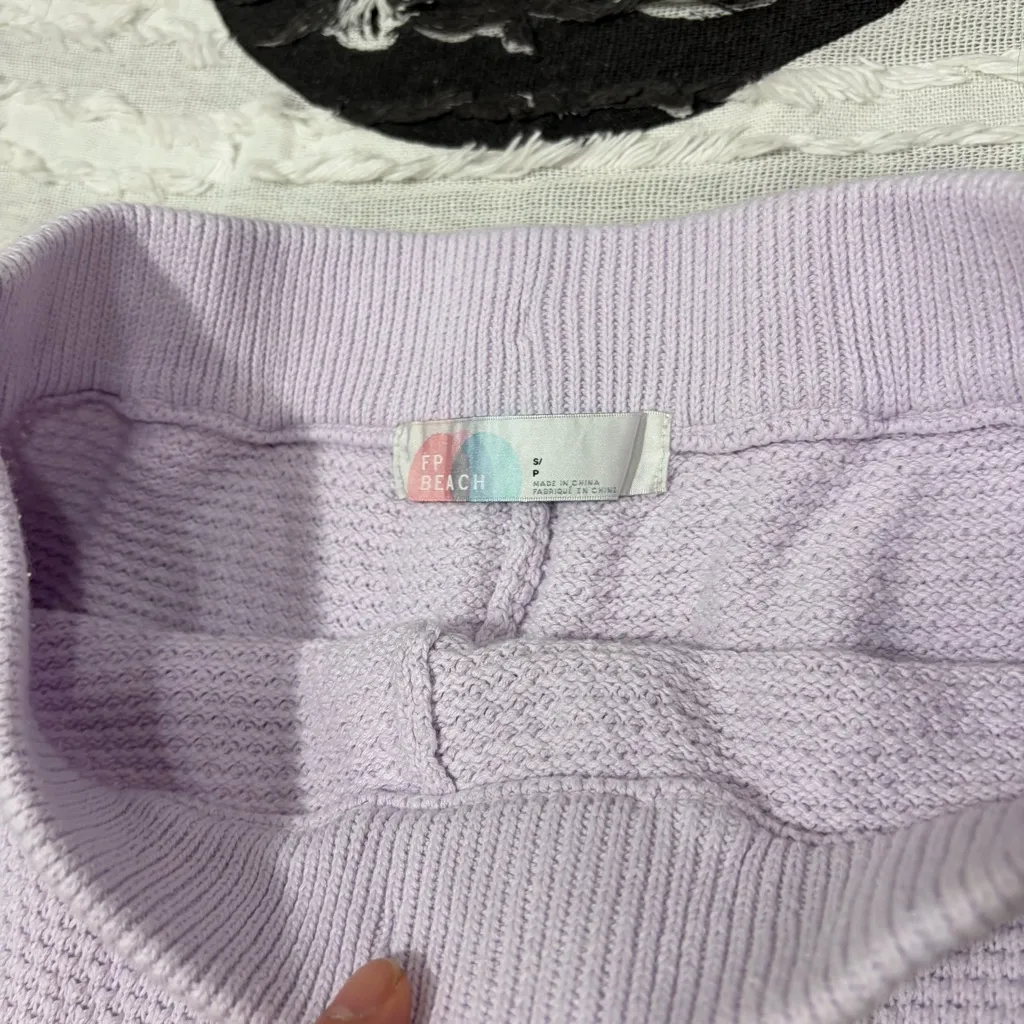 Free People Hailee Cardi Set Lilac Small Excellent Condition Worn Twice Boho - Image 11