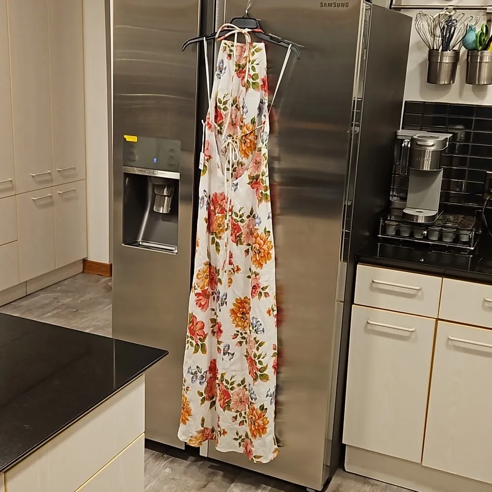 💕REFORMATION💕 Selia Dress 100% Linen ~ Giverny Floral Print Small S NWT - Image 10