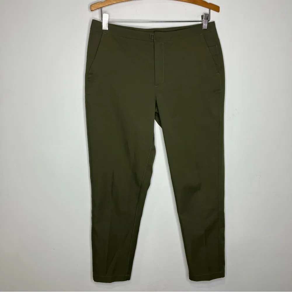 Lululemon city trek trouser olive green‎ size 8 - Image 5