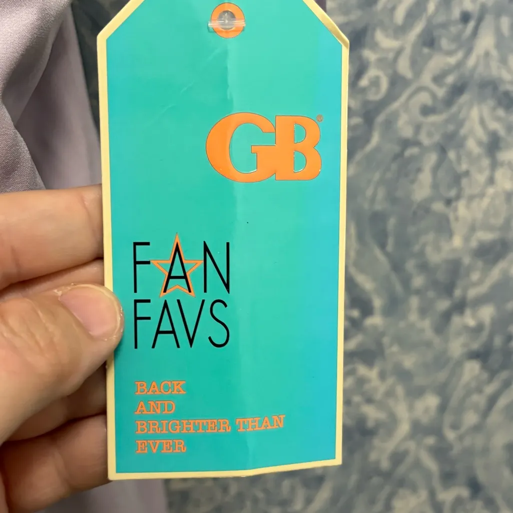 Mini Dress Sleeveless V neck Fit & Flare Gianni Bini FAN FAVS Lavender Large - Image 4