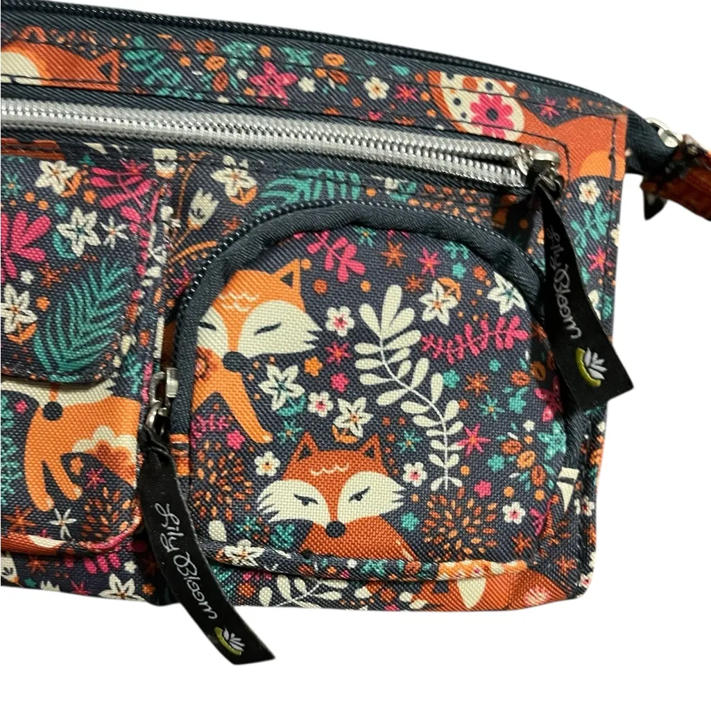 Lily bloom  Colorful Fox Pattern Wristlet - Image 7