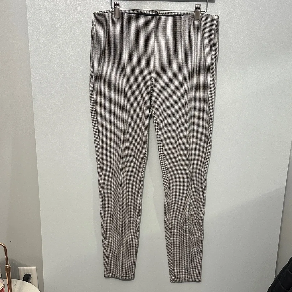 Cynthia Rowley Slim Fit‎ Checked Ankle Pants - Image 2