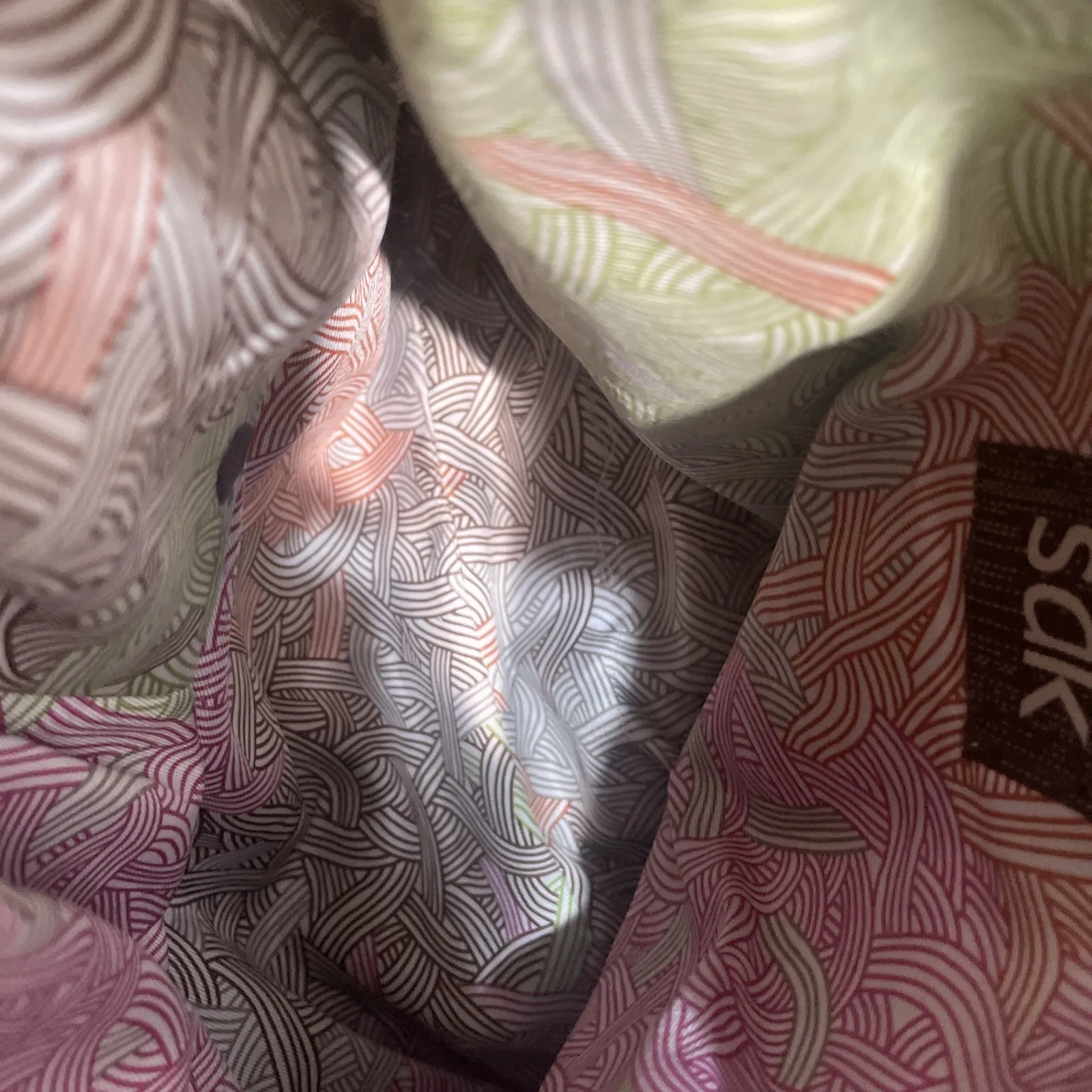 THE SAK Iris Black Pebbled Leather Adjustable Crossbody Purse Shoulder Bag - Image 9