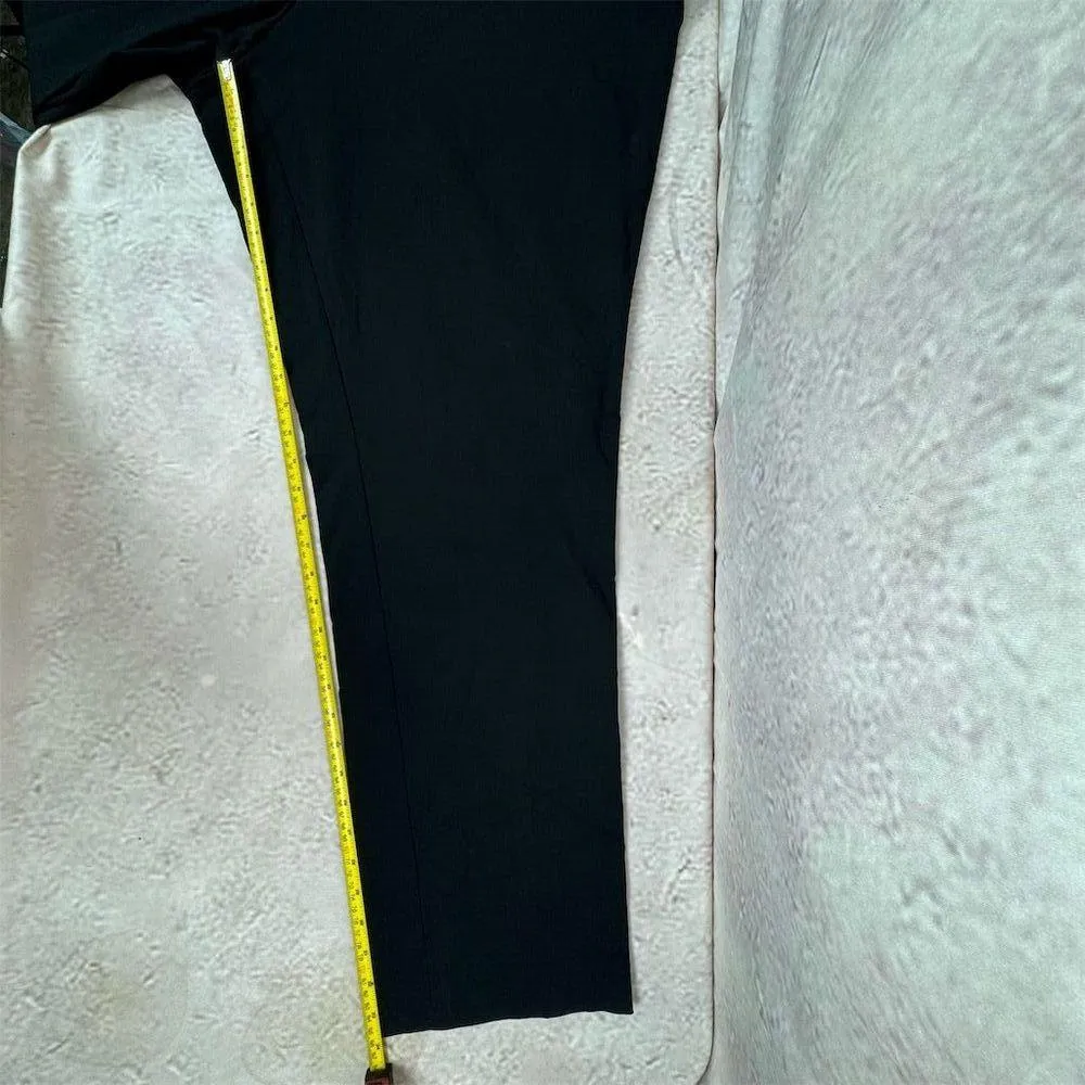 EVRI Plus Size Women's Pull On Black Straight Pants Size 28W Long - Image 10