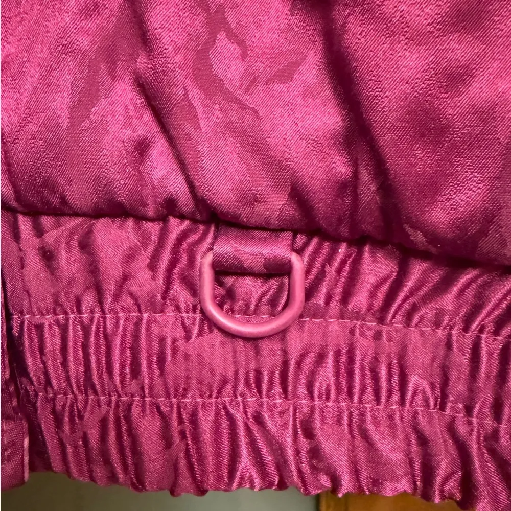 Snuggler Women Vintage Floral Renaissance Style Ski/Snowboard Jacket Pink Size M - Image 10