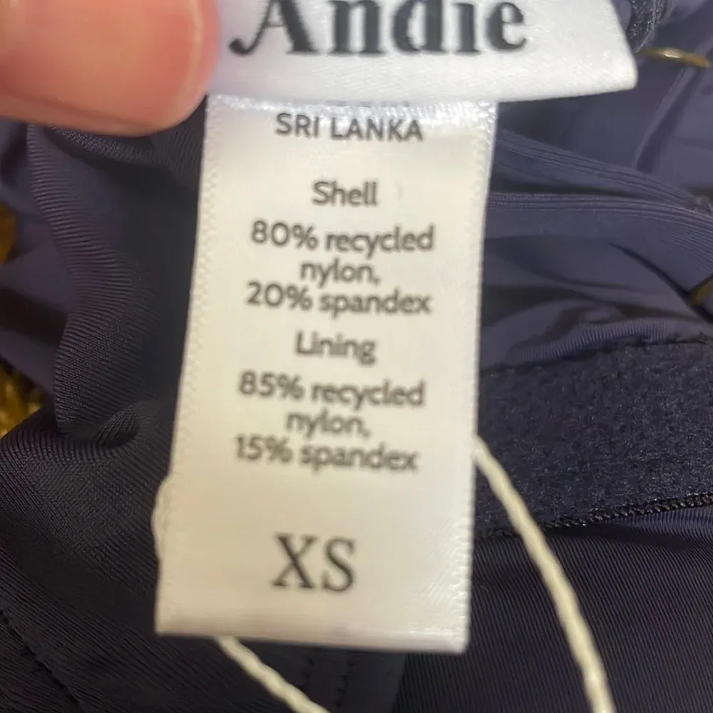 Andie The Amalfi‎ One Piece Swimsuit Navy size XS NWT - Image 6