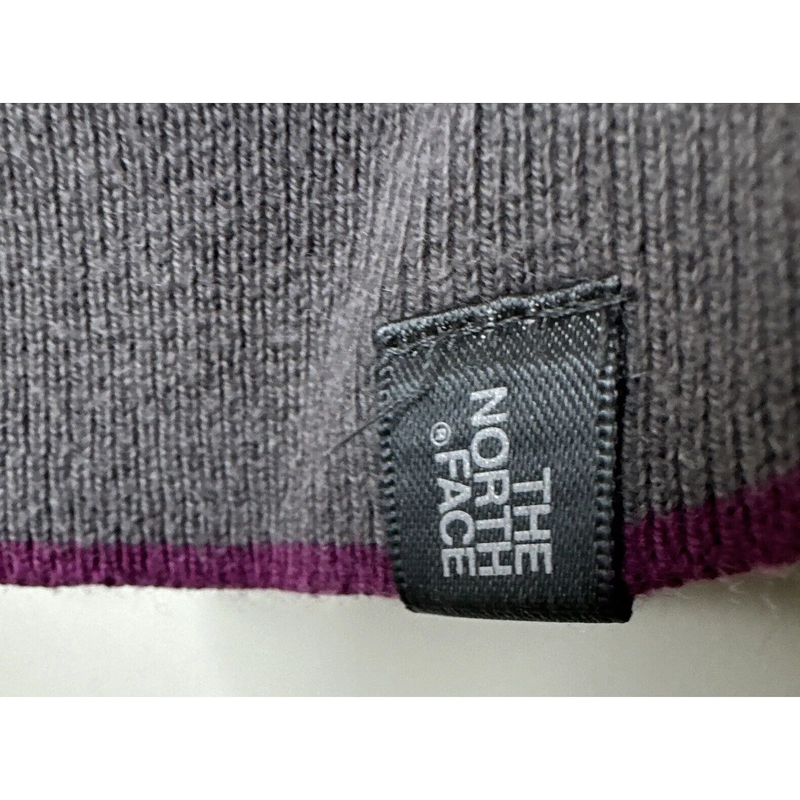 North Face Women Medium Sweater Gray Houndstooth Preppy Outdoors Light Academia - Image 8