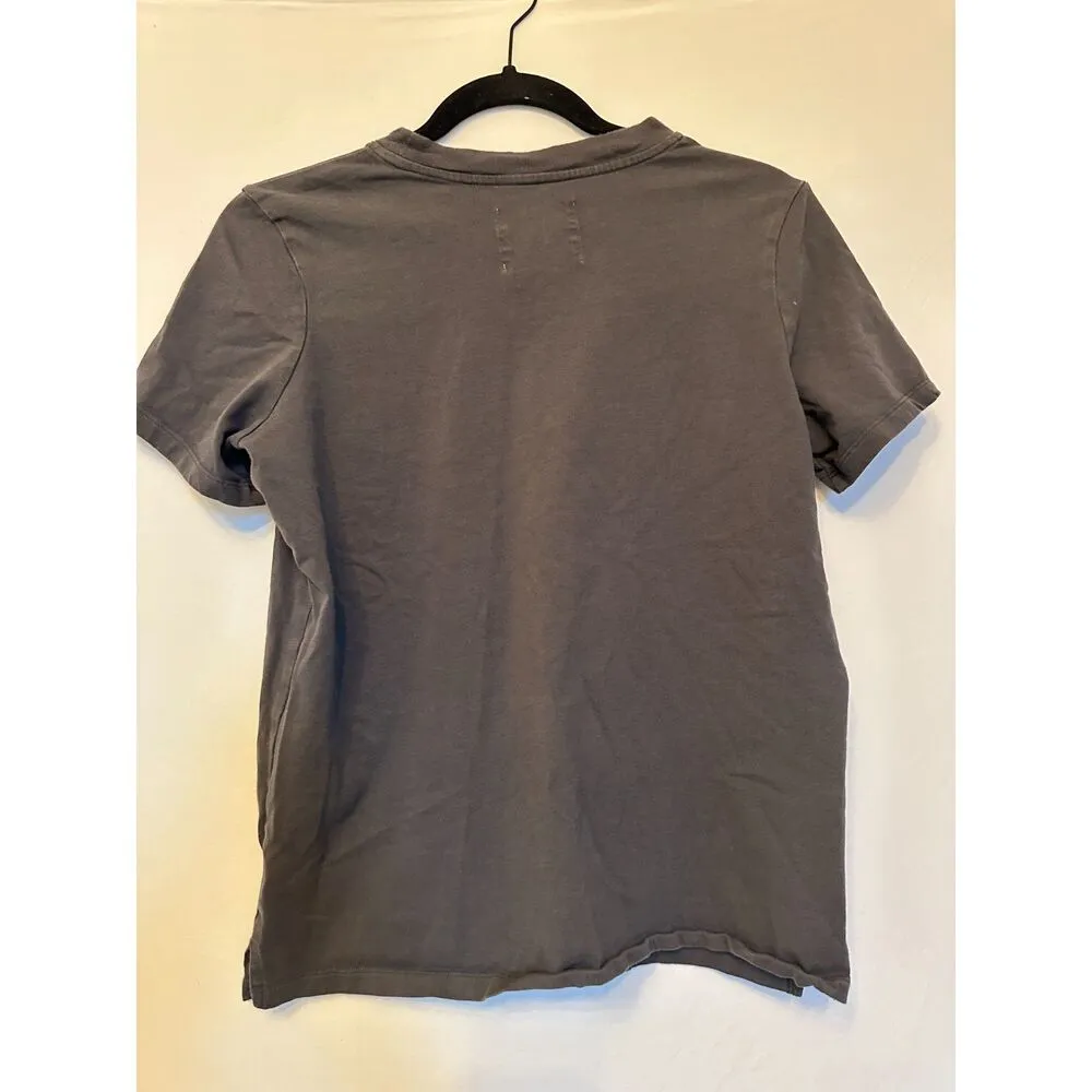 Quirky 100% Cotton Tipsy Retro Tee Size Medium Blue - Image 3