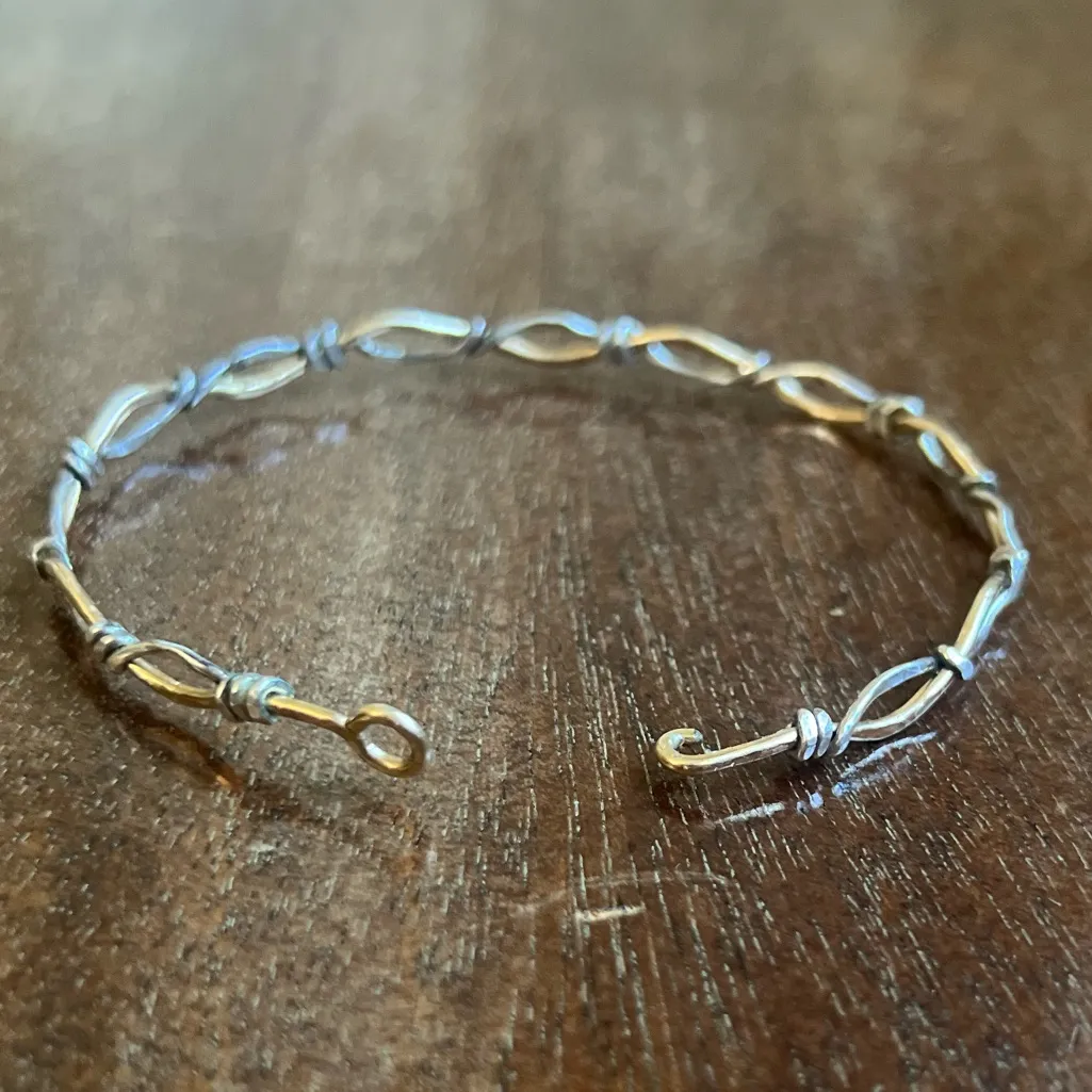 Silver & Gold, Surf & Sand stackable bracelet - Image 3