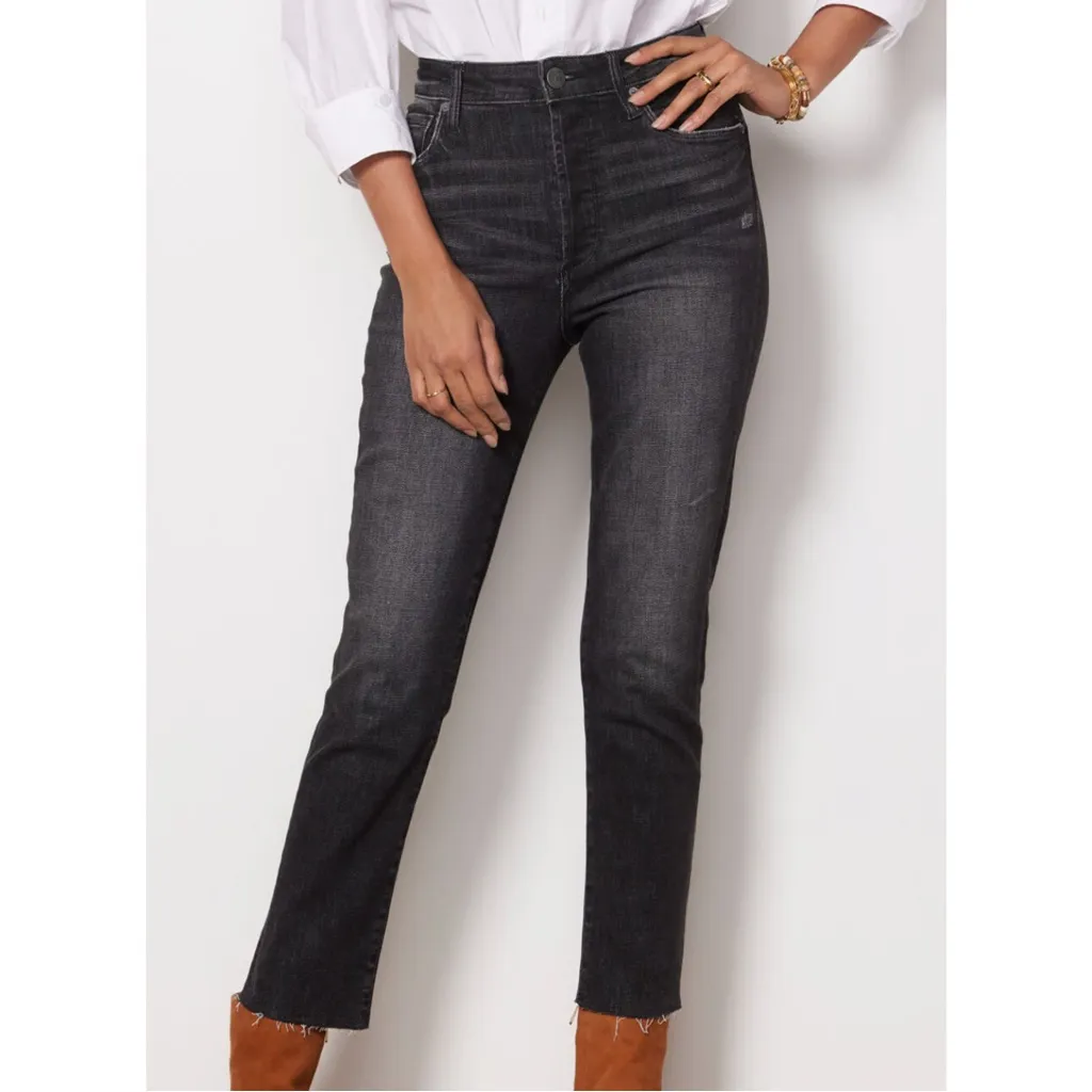 Evereve  Ever Straight Black Jeans - Image 3