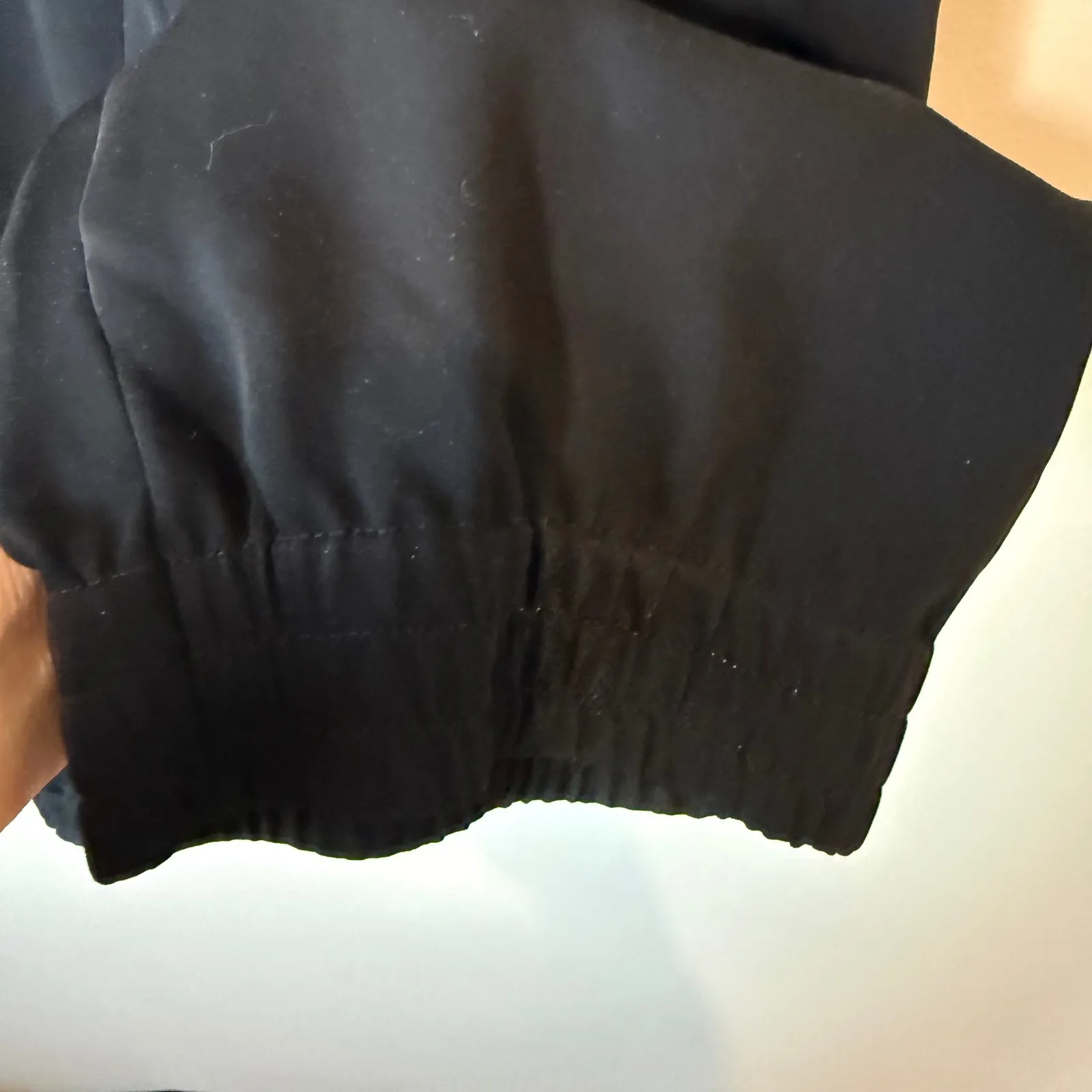 Ann Taylor Black Pull On Jogger Pants Women XXL Elastic Waist Work Lounge Travel - Image 5