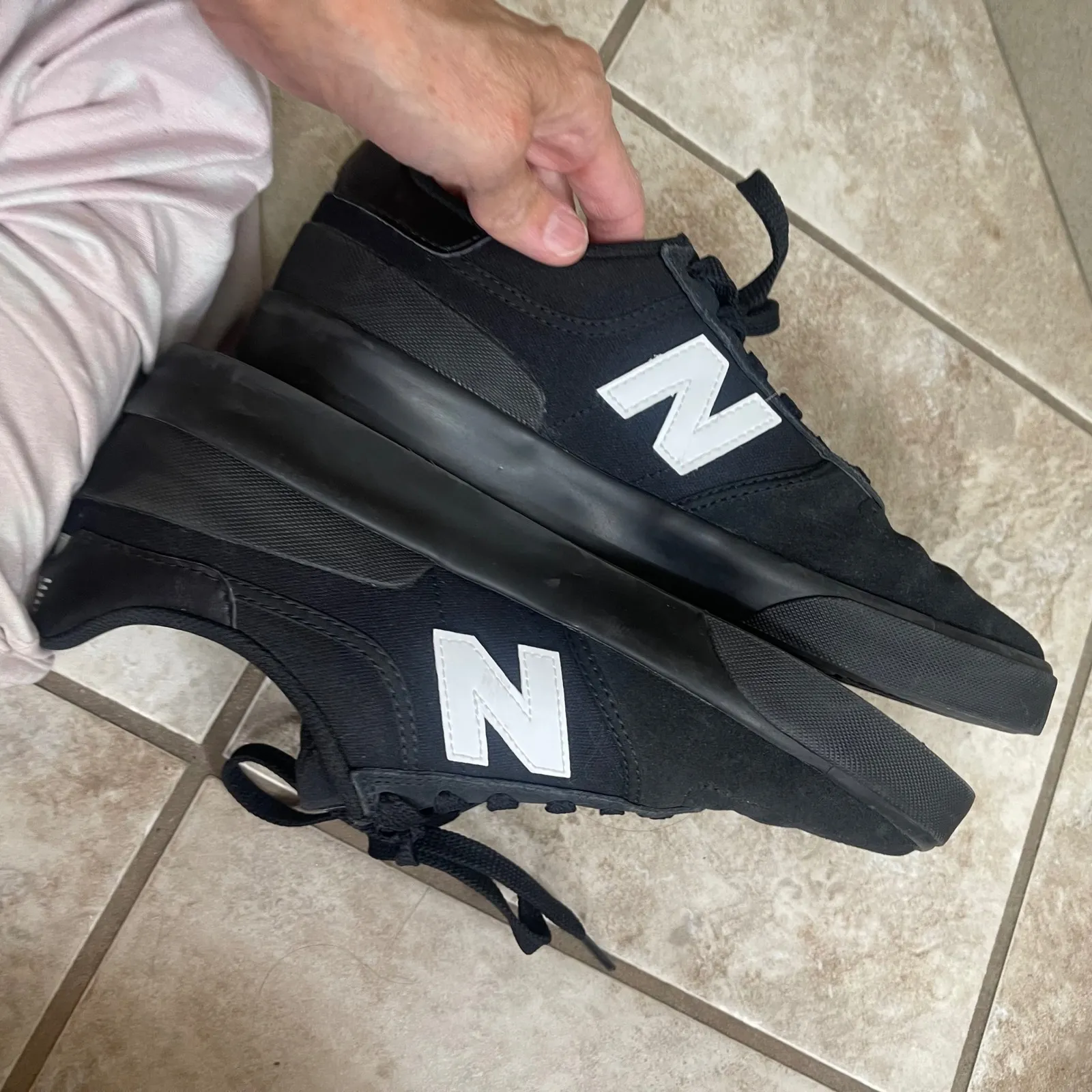 New Balance 272 Skate Shoes Black Suede Ortholite Womens Size 9.5- mens 8 unisex - Image 8