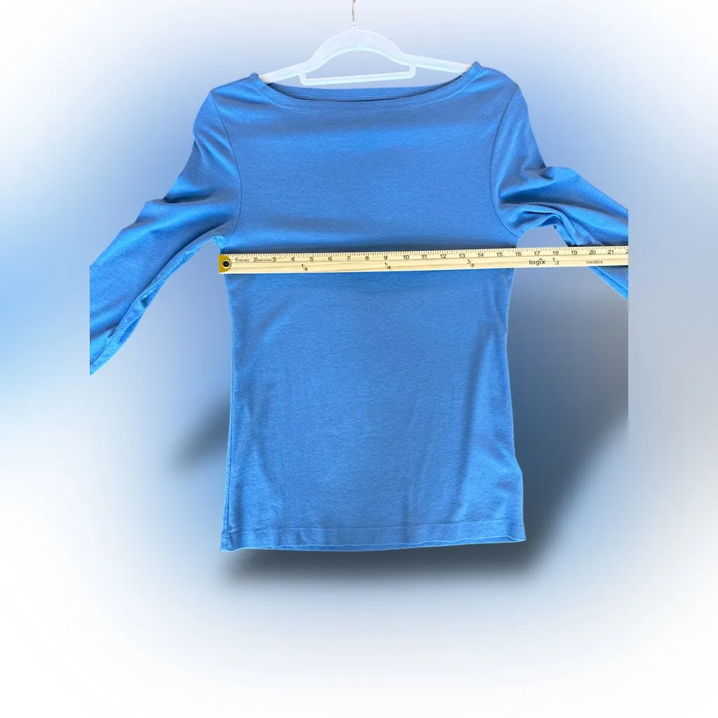 Amazon Essentials Blue Women's‎ Top Size L - Image 3