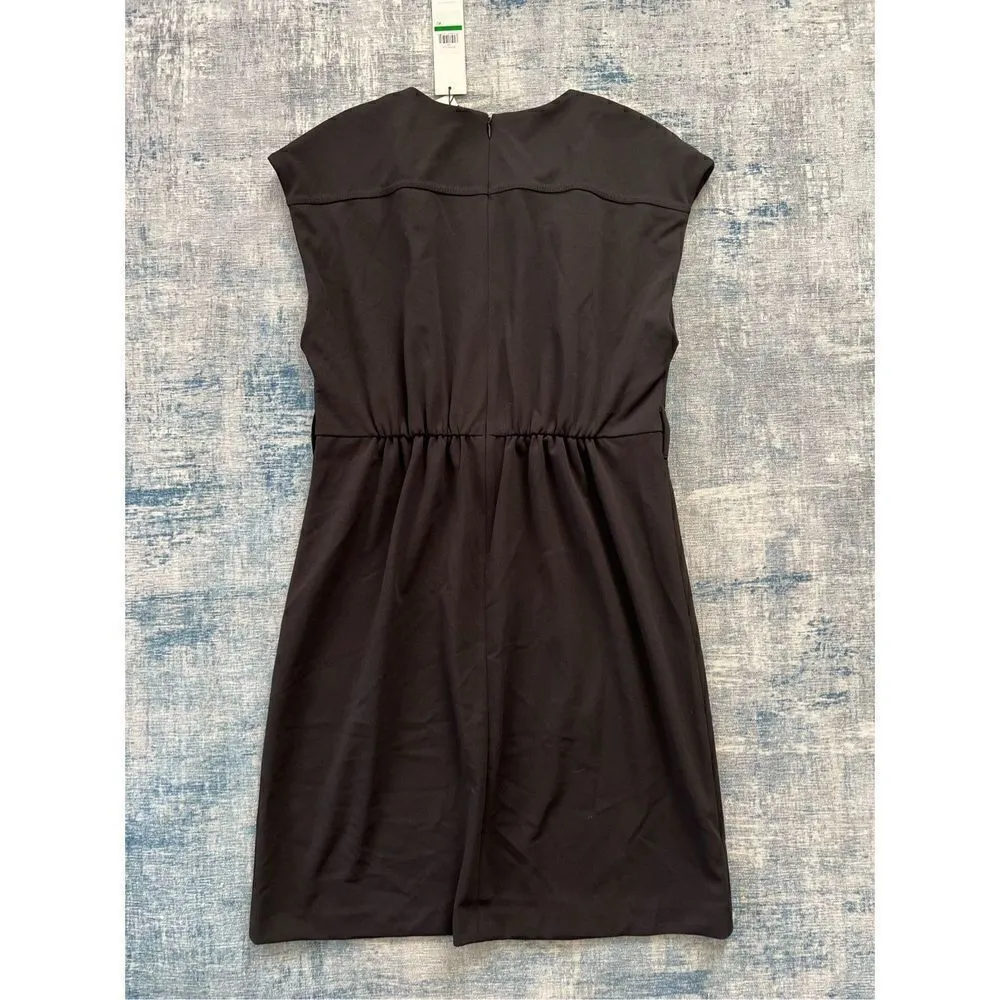 NWT! Calvin Klein Black Slim Fit Suit Separates Sleeveless Dress Size 14 / Large Black - Image 2