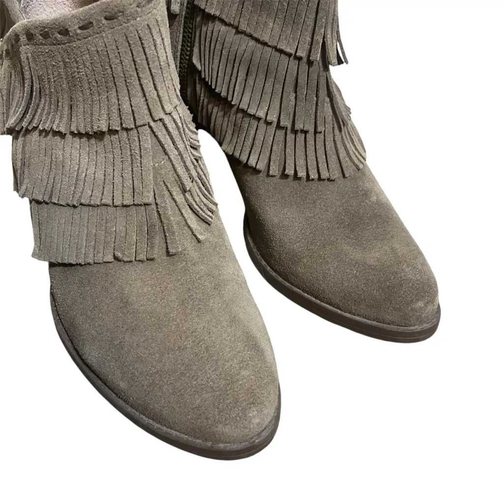Naughty Monkey Leather Fringe Ankle Boots - Image 5