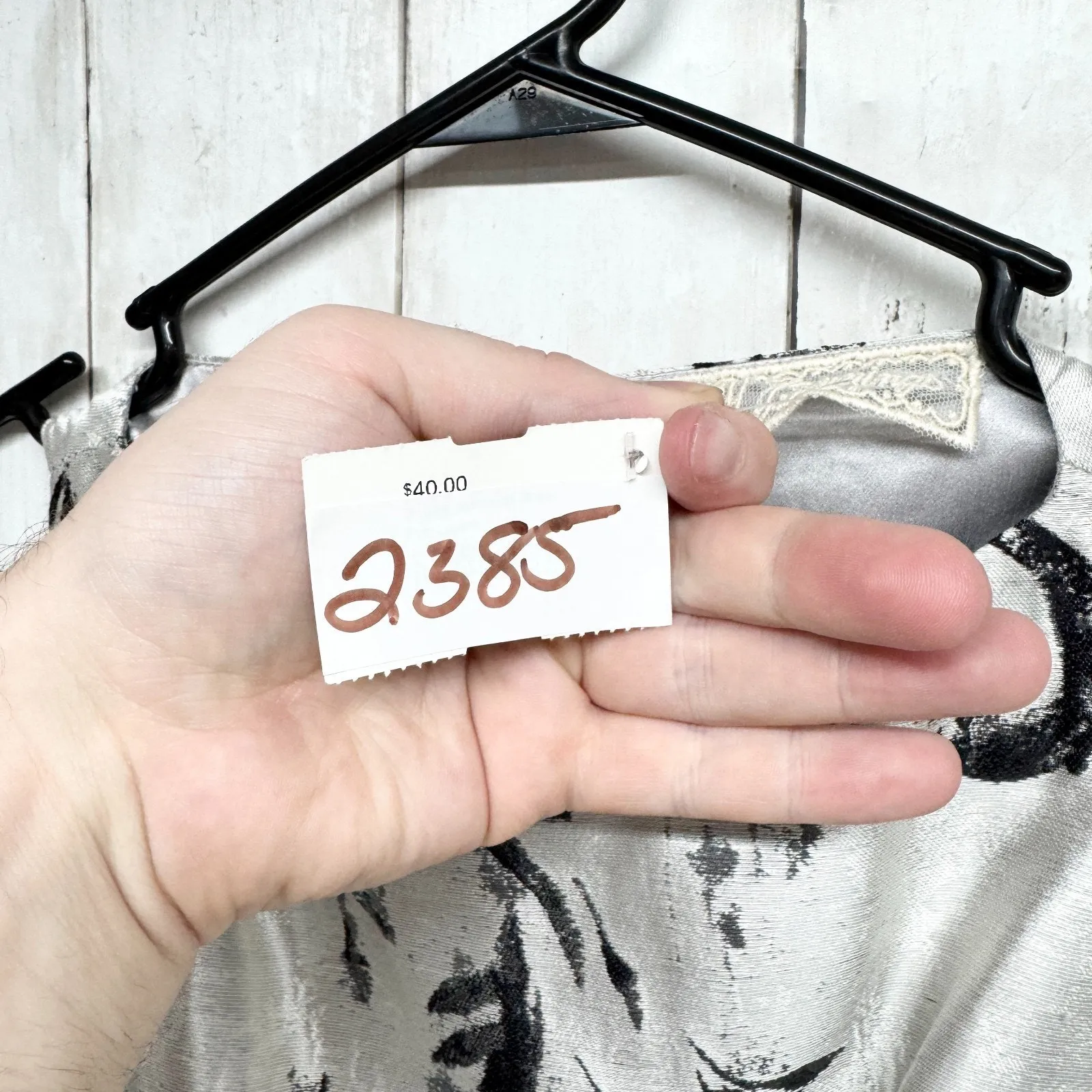 Vintage Peggy Jennings Dress Women Size Black White Floral Print Sleeveless Mini - Image 3