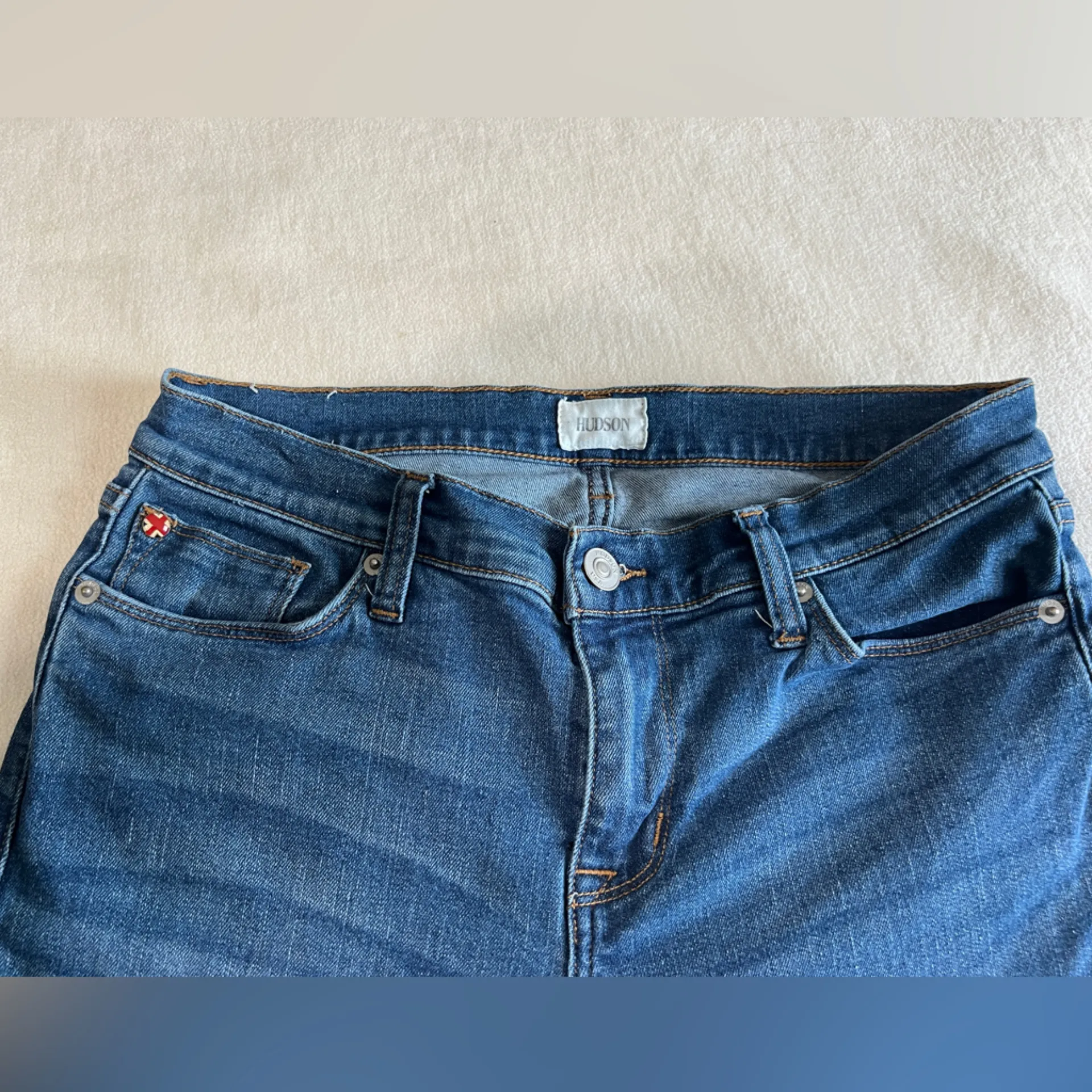 Hudson Jeans Classic Blue Denim - Image 7