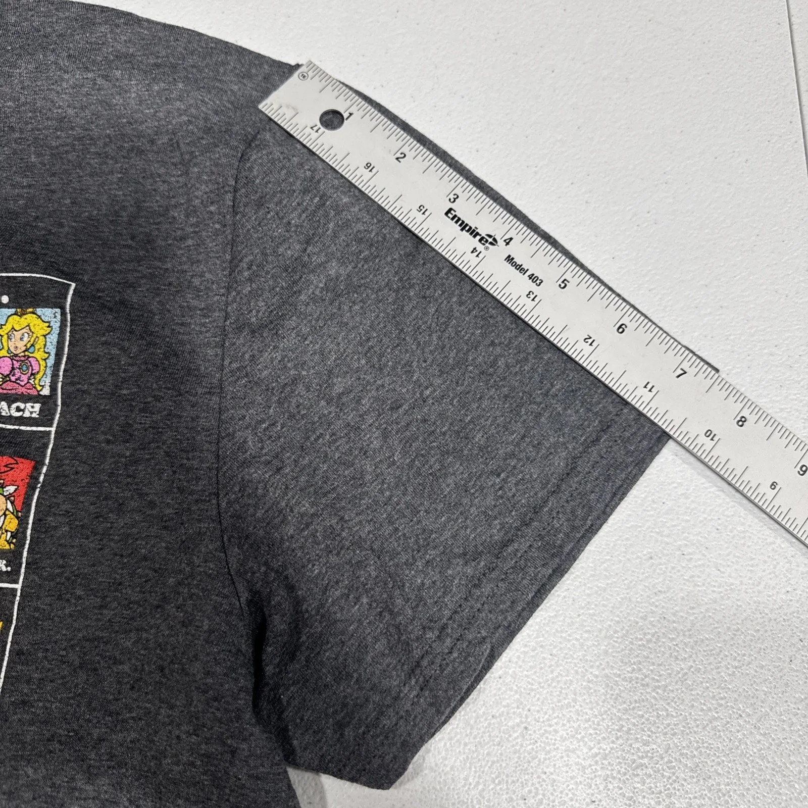 Super Mario Periodic Table Graphic T-Shirt Short Sleeve Tee Size L Casual Gamer - Image 9