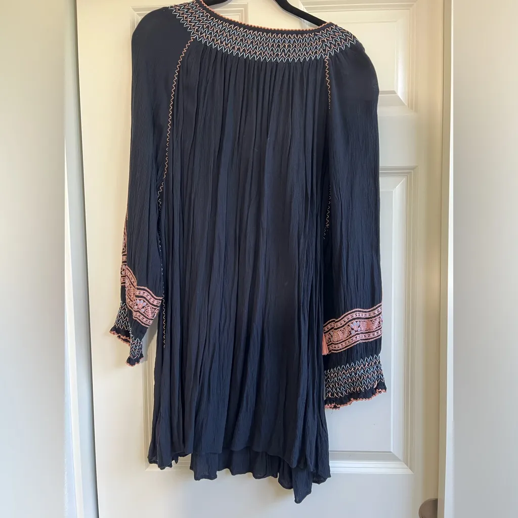 Free People Wind Willow Embroidered Tunic Dress - Image 4