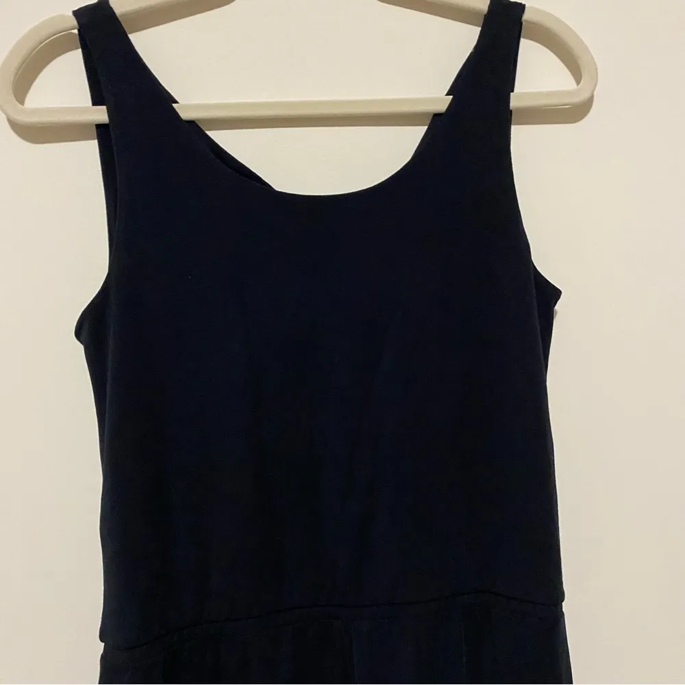 Garnet Hill Black Jersey Lounge Style Jumpsuit size 2 - Image 6