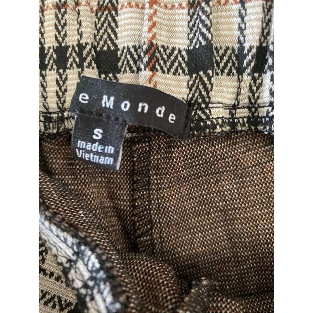 Haute Monde Belted Plaid Mini Skort Pleated Tennis Summer - Image 4