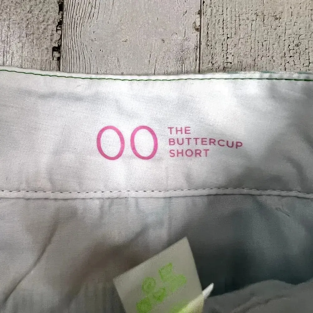 Lilly Pulitzer Women’s Size 00‎ Blue Seersucker Scalloped Hem Buttercup Shorts - Image 4