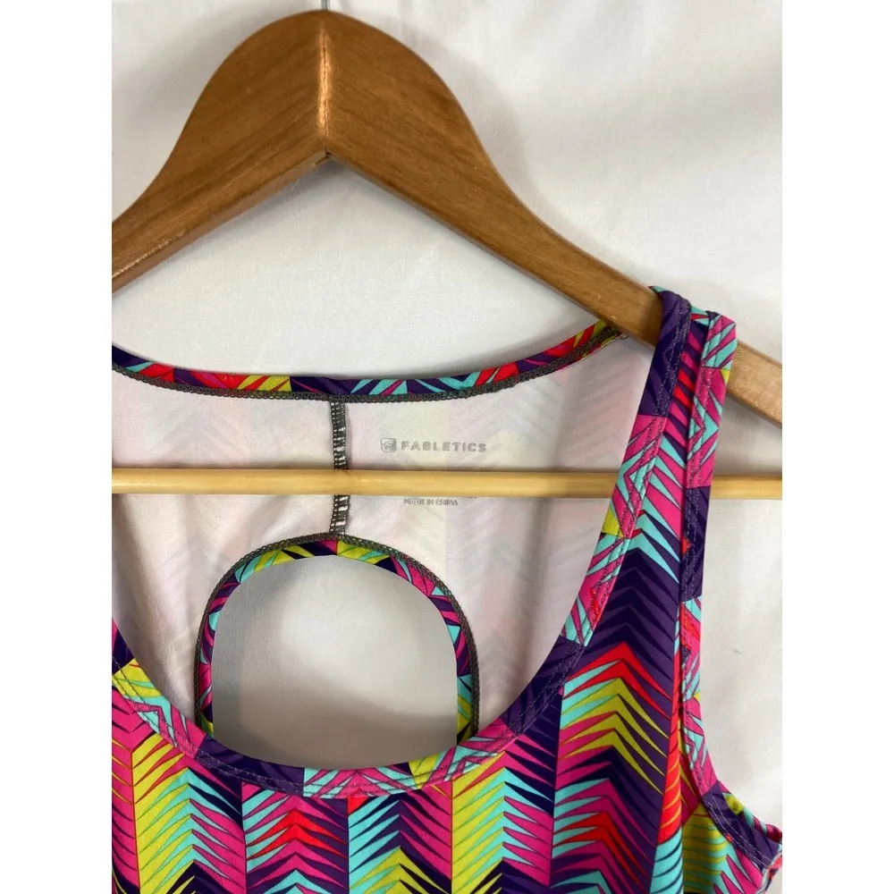 Fabletics Active Embra Keyhole Tank Top Multicolor Size Small - Image 3
