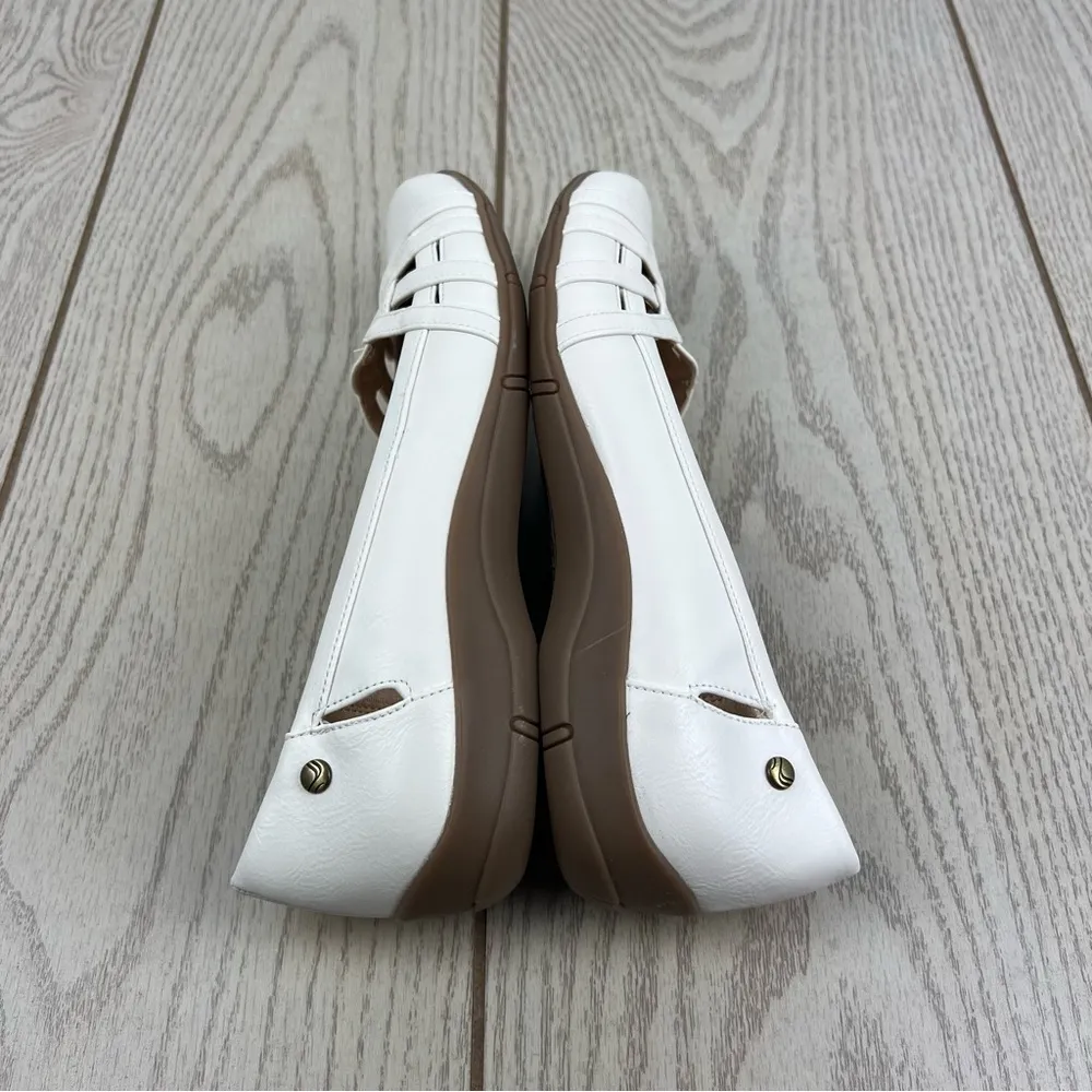 LifeStride Women's Diverse Woven Vamp Slip-on Flats 8M White Sand $65 - Image 3