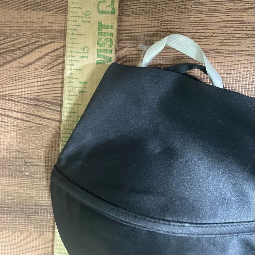 Rachel Allan Black Prom Gown Black Flowy Maxi Dress‎ 6920 Size 4 - Image 10