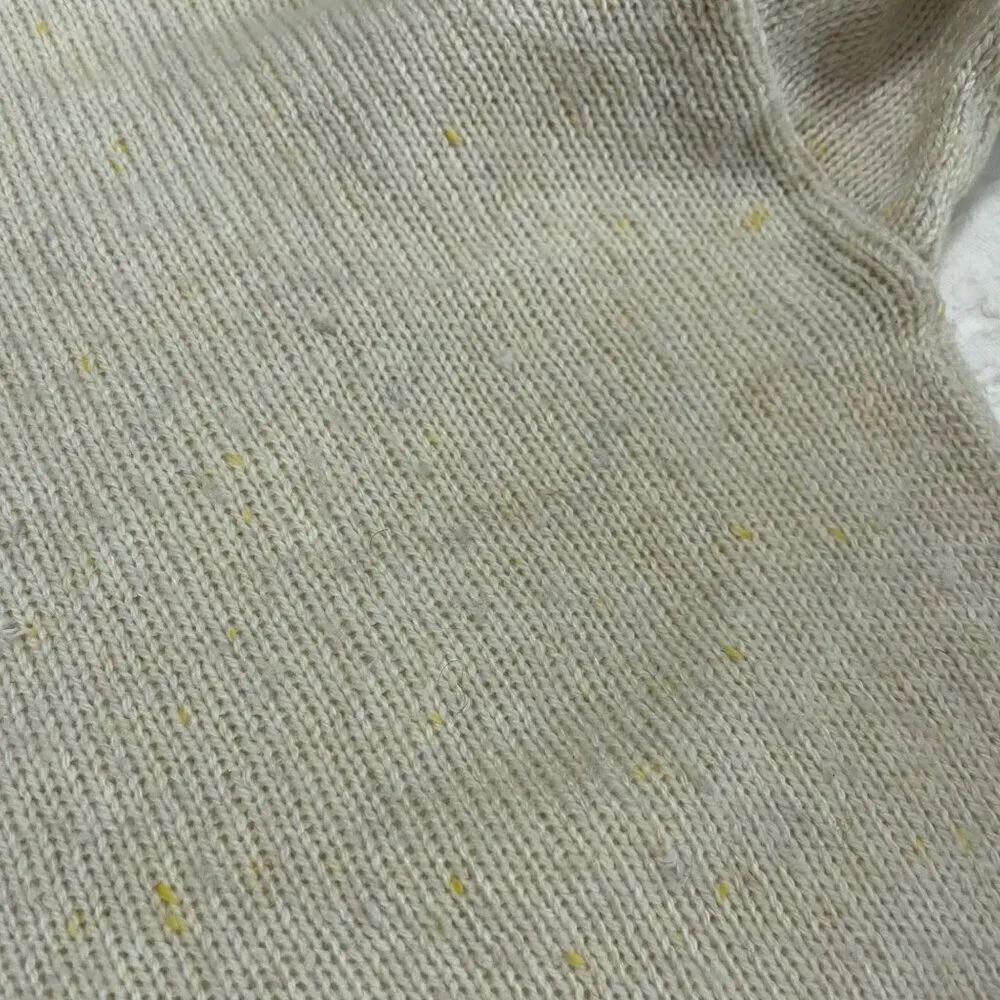 Wildfox Emoji Knit Jeweled Ivory Sweater Size XS - Image 7