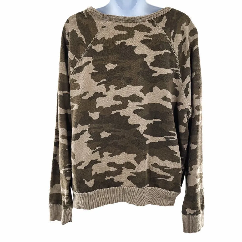 Universal Threads Universal Thread Camo Long Sleeve Sweatshirt - Image 3