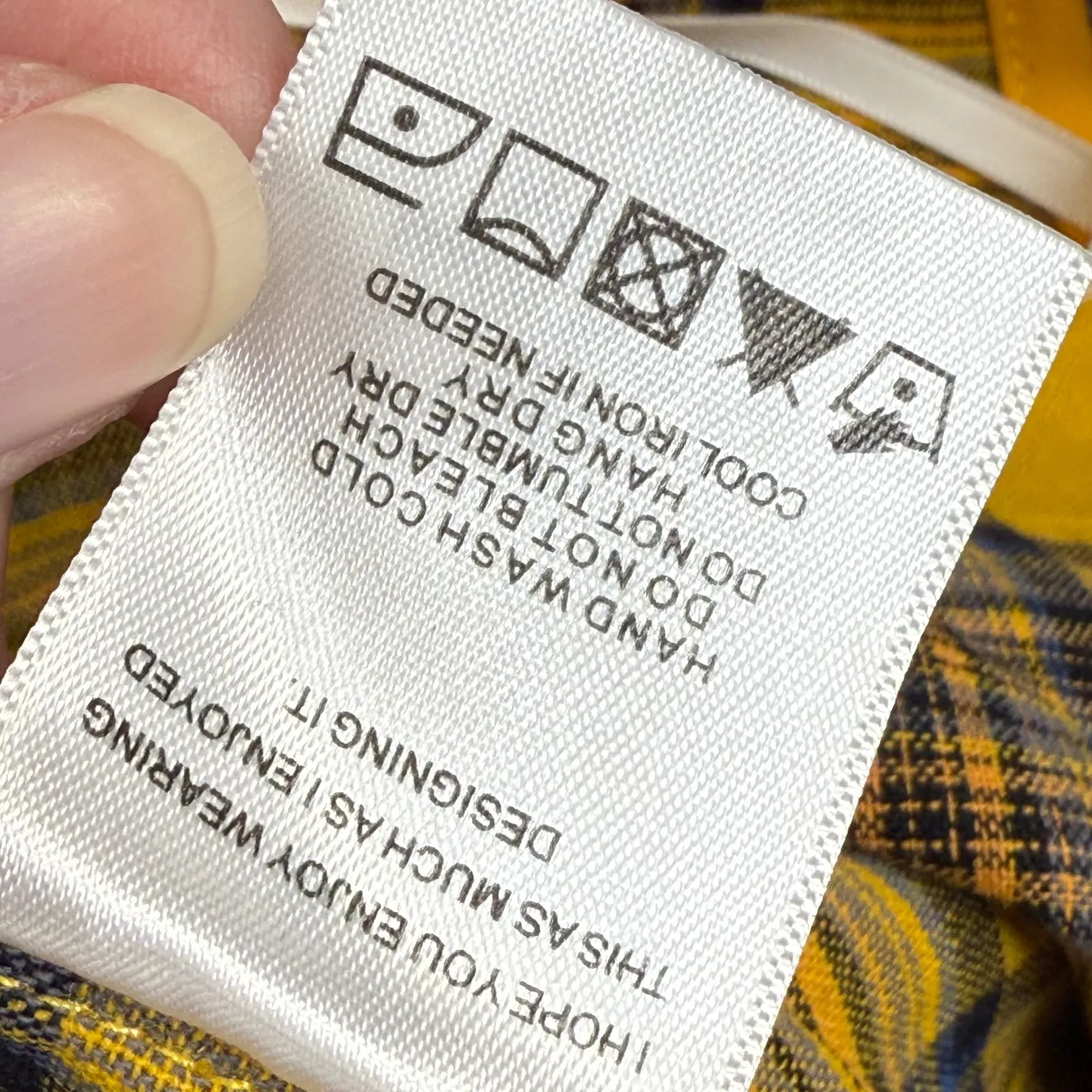 LPA Butter Yellow Plaid High Waisted Straight Leg Pants Women's XS - Image 8