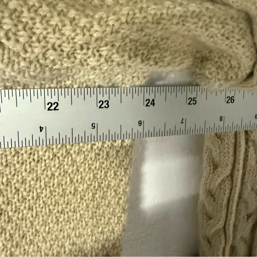 Lane Bryant Sweater Women Plus 22/24 Cable Knit Open Shoulder Long Sleeve Winter - Image 10