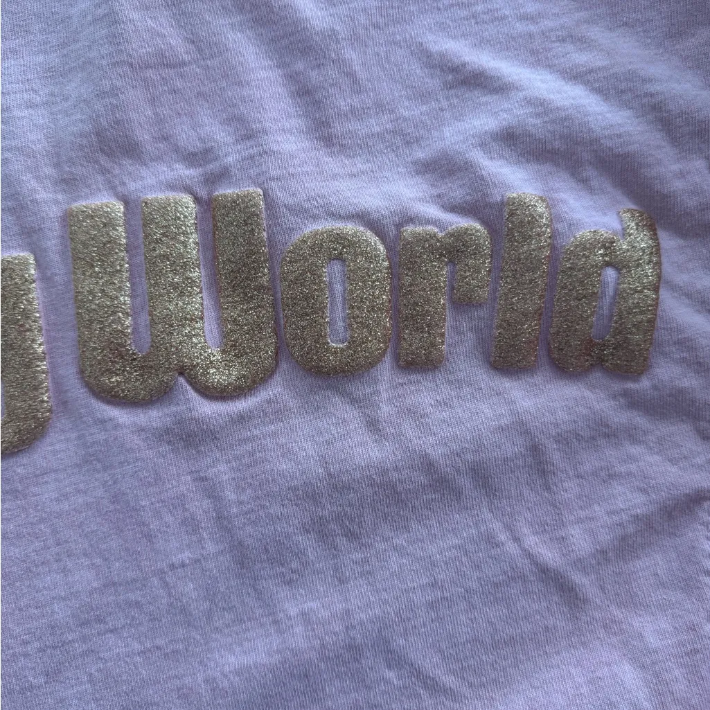 Unisex Walt Disney World Pink Rose Gold Glitter Spirit Jersey Size Small Rare - Image 5