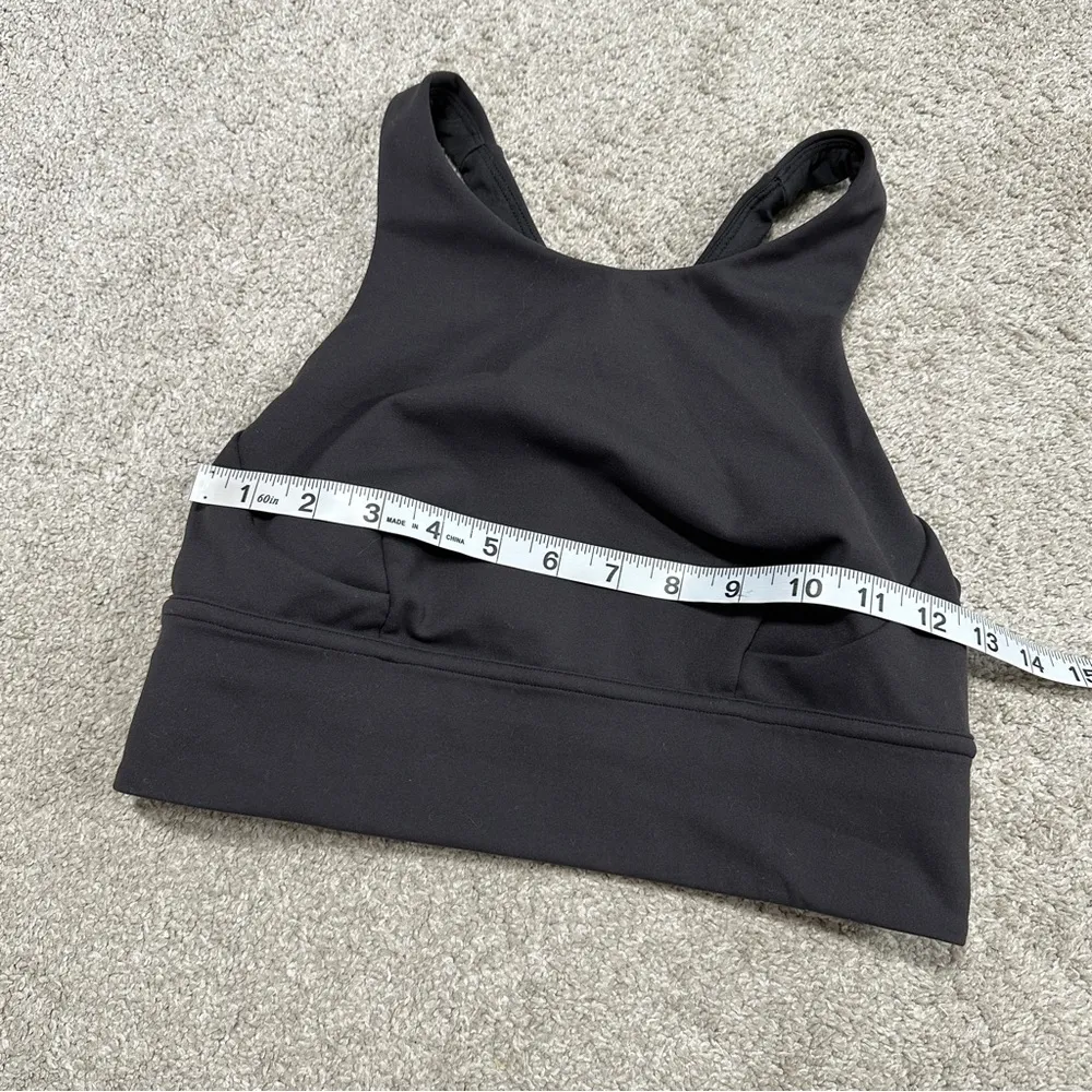 Lululemon Women’s Wunder Train Long-Line Bra Medium Support C/D Cups Black 8 - Image 12