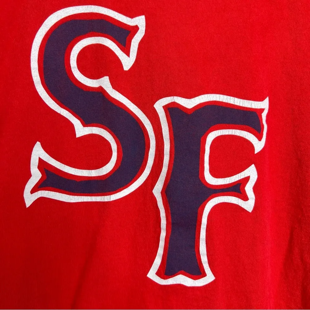 VTG Y2K Shadows Fall 96 Band T Shirt Fruit of the Loom Heavy Cotton Red Small - Image 3