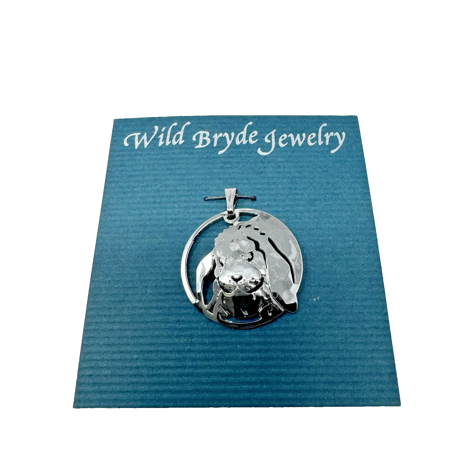 Wild Bryde Jewelry Silver Tone Dog Pendant Charm .75” Mini Animal Necklace - Image 2