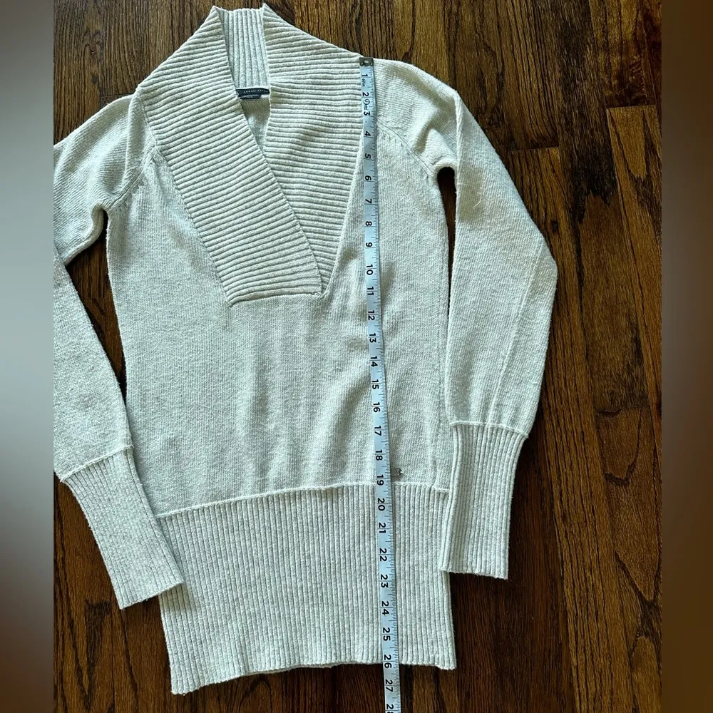 🦋 Women’s Armani Exchange A/X Shall Collar tunic Pullover Sweater - Image 6